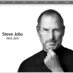 page Apple.com, le 6 Octobre 2011